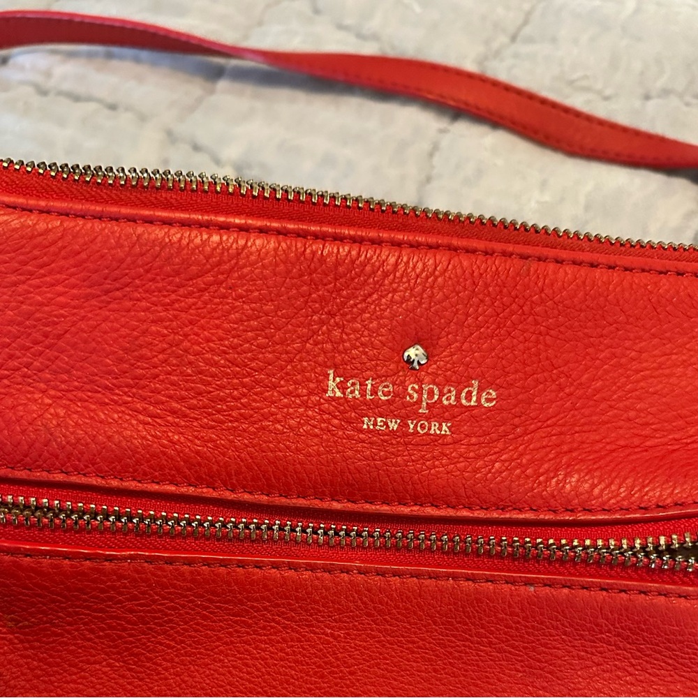 Kate spade red mini crossbody purse
